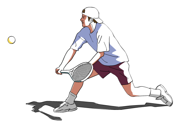 スポーツの素材 テニスその２ 無料クリップアート Drawing Drawing
